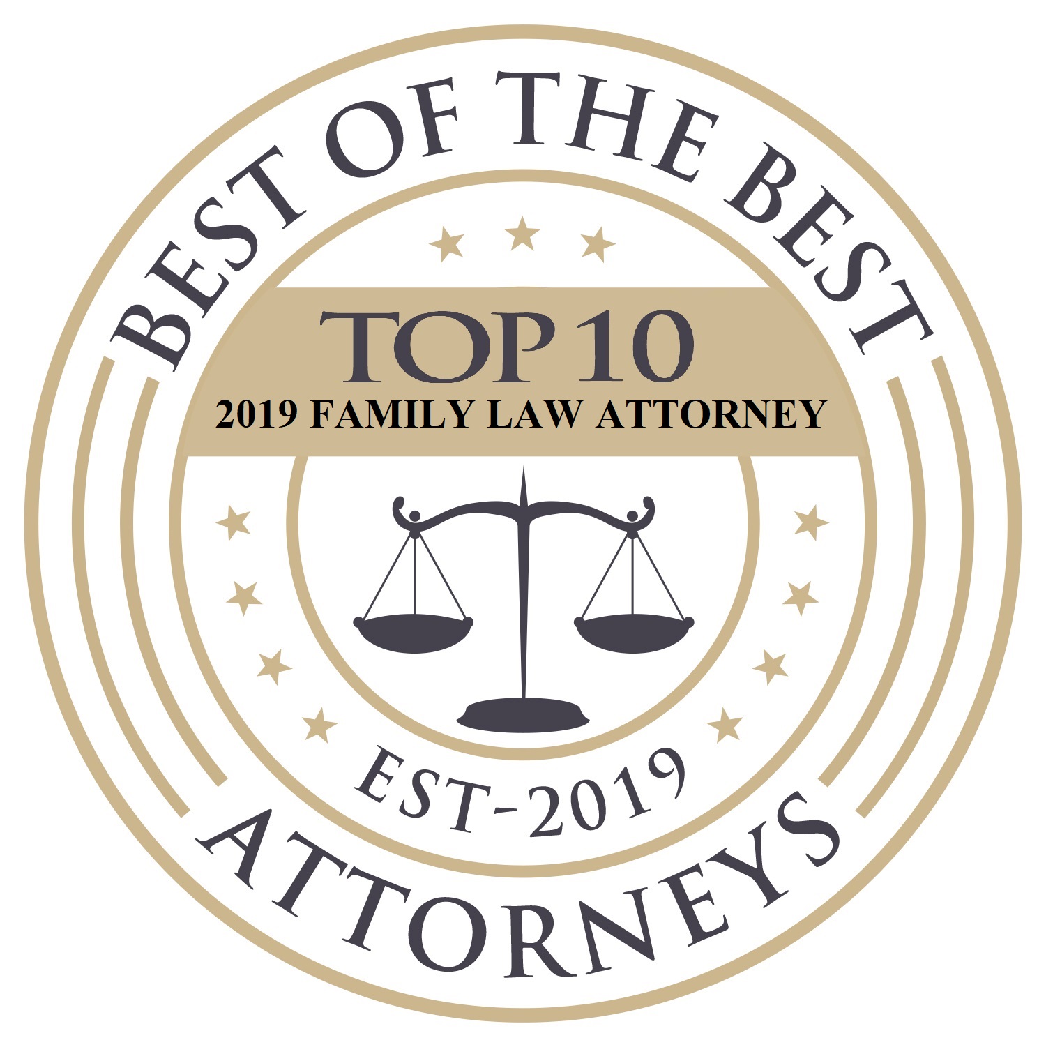 2019 Best of Family Law Badge